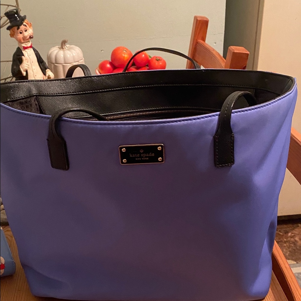 Kate Spade Black Bag with Gold Zipper